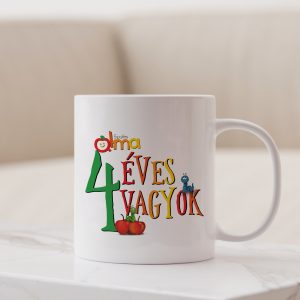 .. éves vagyok szülinapi bögre fiúknak