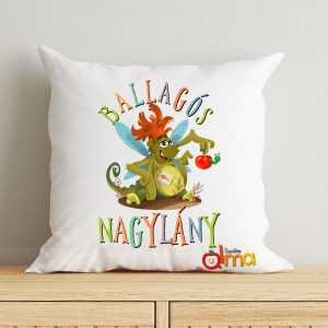 Ballagós nagylány párna